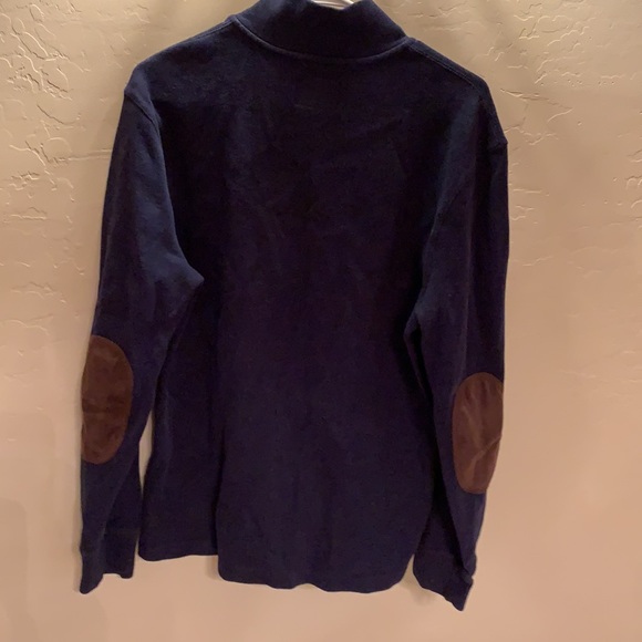 ROOTS Canada Navy 1/4 Zip Sweater - Picture 2 of 7